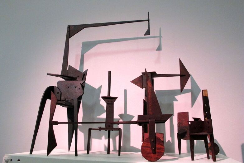 El artista de Xàbia Antonio Santacreu expone en Ondara su armónica geometría
