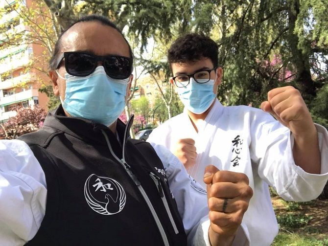 Dos representantes del Club Washinkai de Xàbia participan en la Copa de España de Estilos