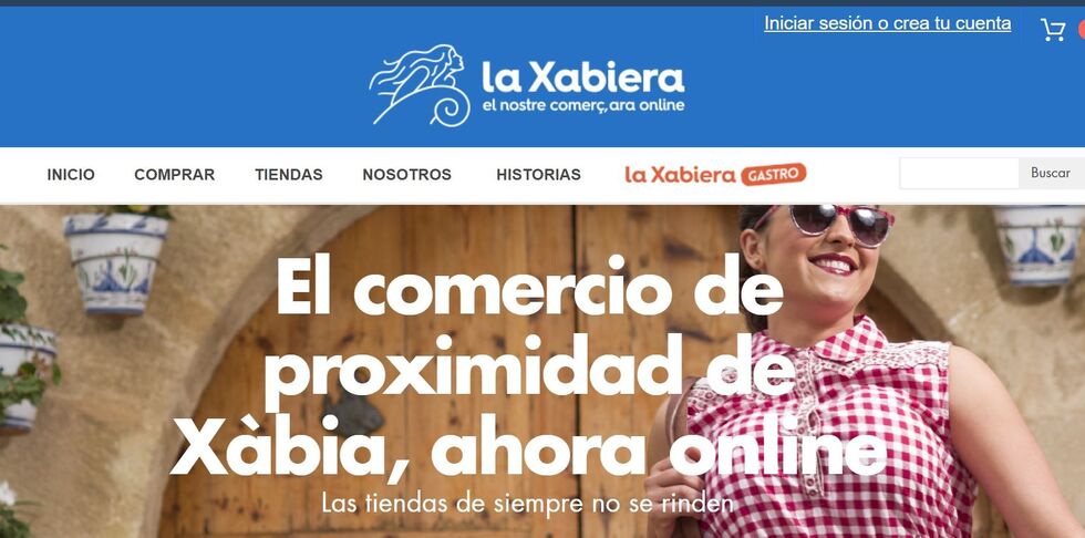 El market place de los comercios de Xàbia, La Xabiera, cumple un año abierto