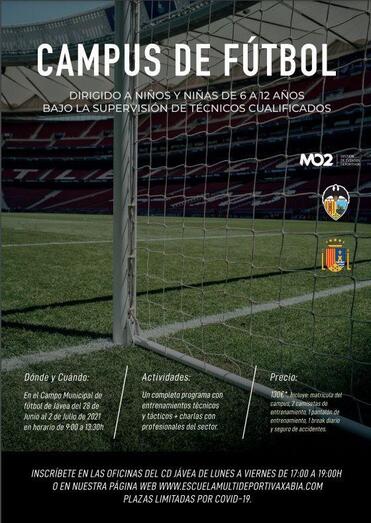 Campus de fútbol de verano con el CD Jávea