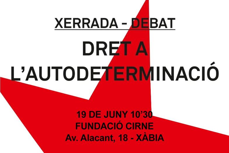 ERPV debate en Xàbia sobre el derecho a la autodeterminación de los pueblos