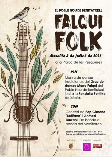 El Festival Falqui folk vuelve a las calles de Benitatxell con Pep Gimeno ‘Botifarra’ como cabeza de cartel