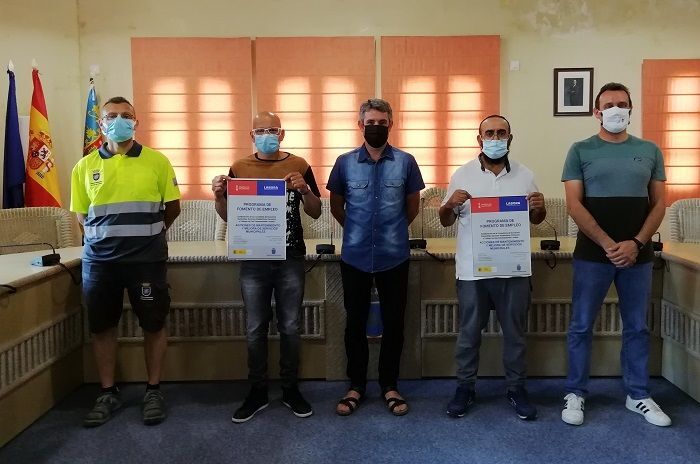 Gata de Gorgos contrata a dos personas desempleadas con una subvención del Consell