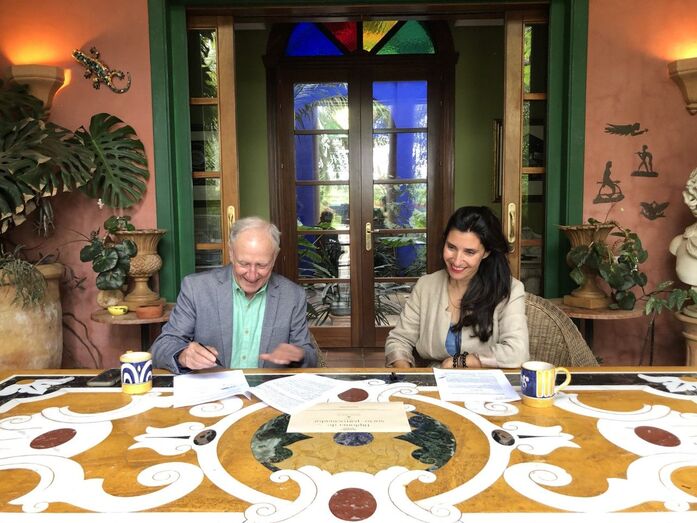 Jessica Bataille Company se convierte en la primera entidad protectora del Jardín de l'Albarda