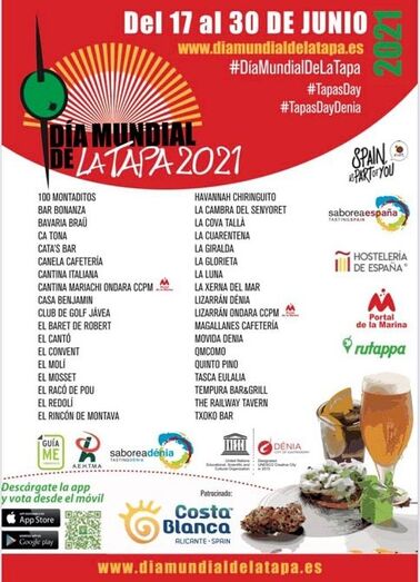 El restaurante Club de Golf Jávea se suma a la celebración del día mundial de la Tapa