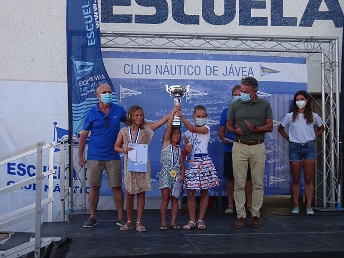 90 escolares participan en la XXV edición de la Liga Interescolar del Club Náutico Jávea