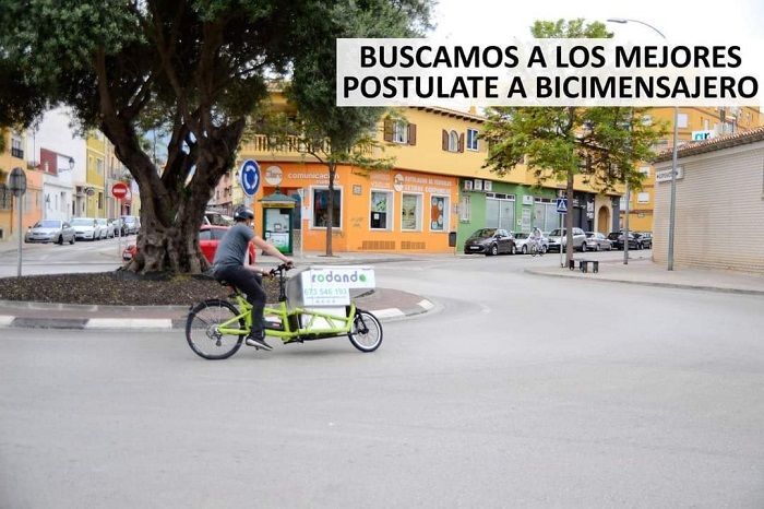 Rodando Ecomensajería busca un bicirmensajero para Xàbia
