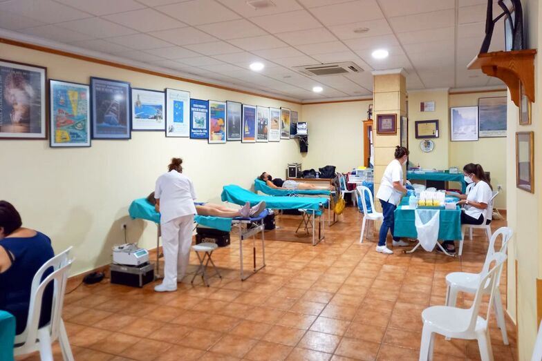 El Centro de Transfusiones y la Comisión de Loreto, satisfechos ante la respuesta a la donación de sangre