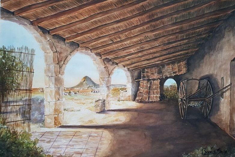 Riuraus i l'escaldà bajo la mirada de la artista xabiera Joana Bisquert Marí