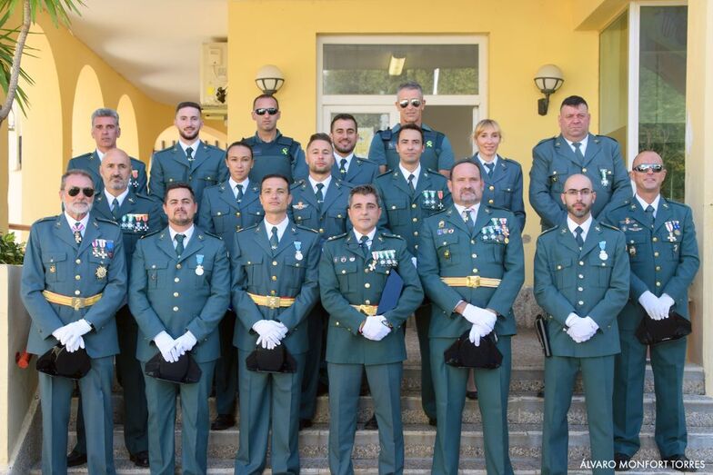La Guardia Civil de Xàbia celebra la festividad de la Virgen del Pilar