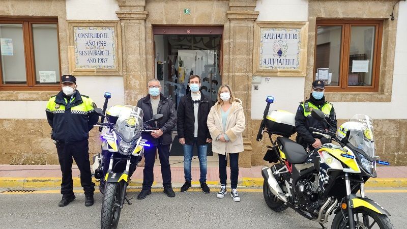La Policía Local de Benitatxell incorpora dos motocicletas de alta cilindrada a su flota
