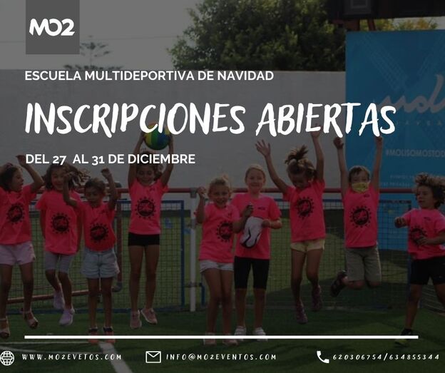 Abierta la inscripción para la Escuela Multideportiva de Navidad