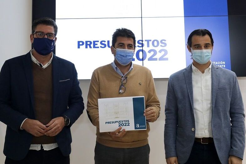 El presupuesto de la Diputación para 2022 crece un 13,9% y recoge la inversión más alta de la historia para los ayuntamientos