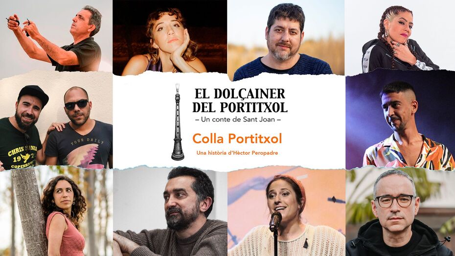 La Colla Portitxol de Xàbia pone voz y banda sonora al origen mítico de la fiesta de Sant Joan