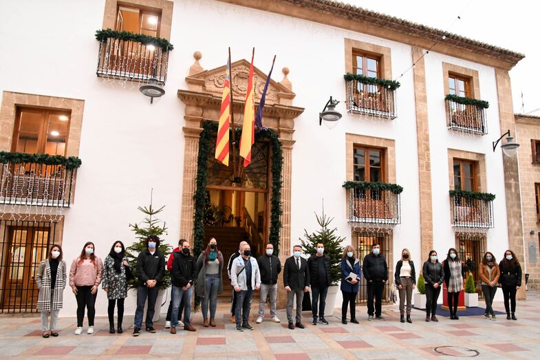 El Ayuntamiento de Xàbia da la bienvenida a 19 trabajadores nuevos