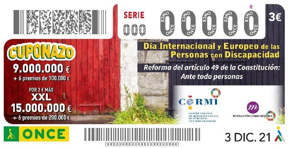 El grupo social Once celebra el día internacional de las Personas con Discapacidad pidiendo que sea  modificada la Constitución