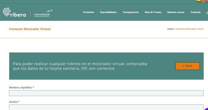 El Departamento de Salud de Dénia refuerza el uso de mensajería instantánea para resolver dudas y gestionar citas