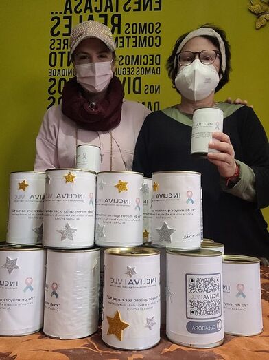 Maria Ferrer’s charity boxes raise some 850 euros for cancer research