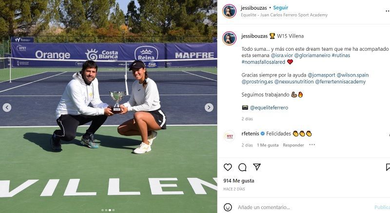 Jessica Bouzas consigue su primer título de la temporada en Villena