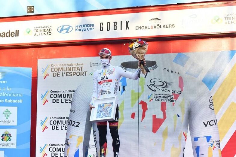 Juan Ayuso, mejor ciclista valenciano en la Volta a la Comunitat
