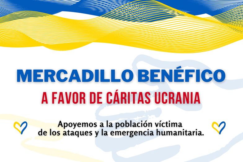 Cáritas de Loreto realiza un mercadillo solidario a beneficio de Ucrania