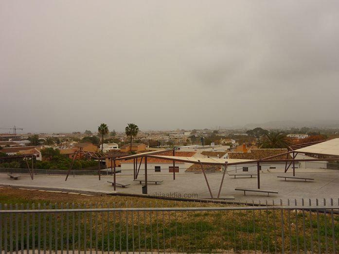 Aemet activa un aviso amarillo por fuertes lluvias y temporal de mar para los próximos días en la Marina Alta