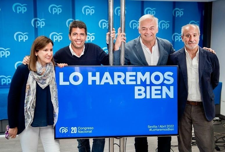 La Marina Alta participa en el congreso de proclamación de Alberto Feijoo como presidente nacional del PP