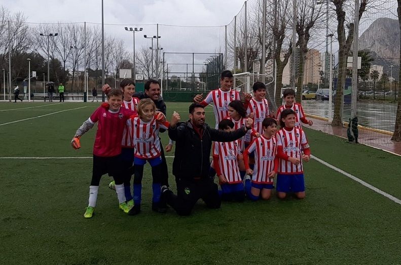 El Alevín A del CD Jávea se proclama campeón de liga a falta de 5 jornadas