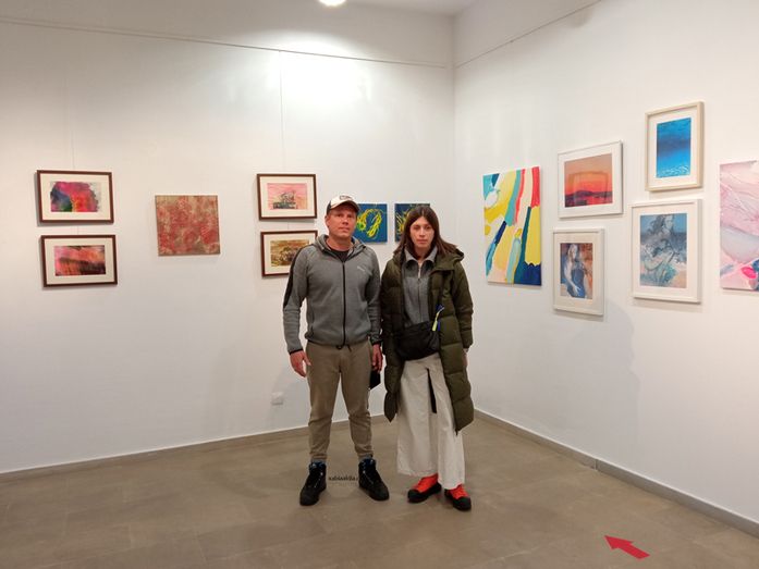 Abierta la exposición de arte solidario en Xàbia  pro Ucrania