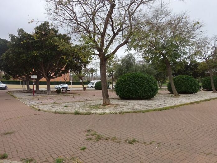 La plaza que recuerda a Montserrat Caballé en Xàbia