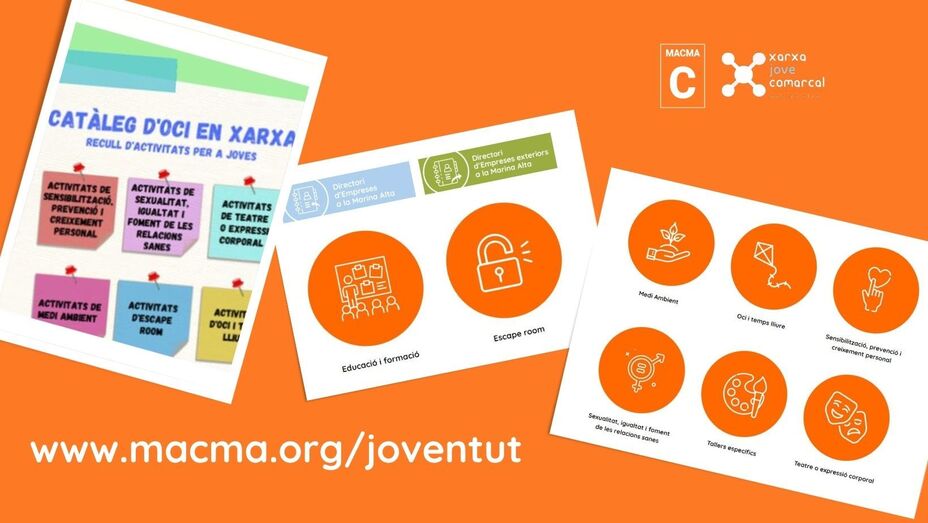 La Xarxa Jove de La Marina recopila toda la oferta dirigida a jóvenes en catálogo digital