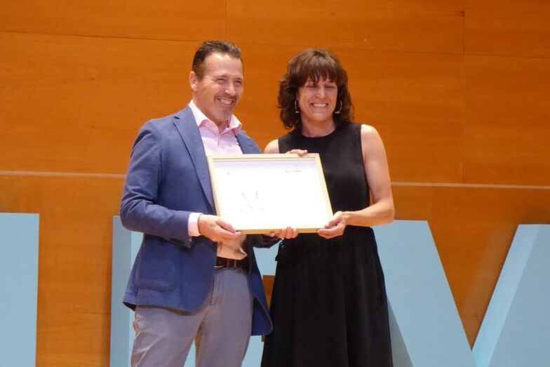Mar Cholbi, la magistral docente de Xàbia, que ha puesto corazón a las frías matemáticas