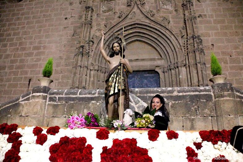 Segundo día de ofrenda de flores a Sant Joan en Xàbia