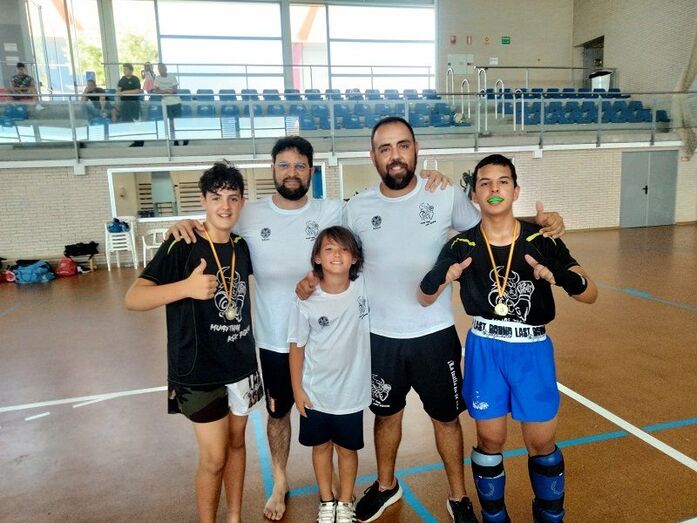 Buen nivel de Marco Pérez y Jhan Sebastián en el interclubs de Muay Thai