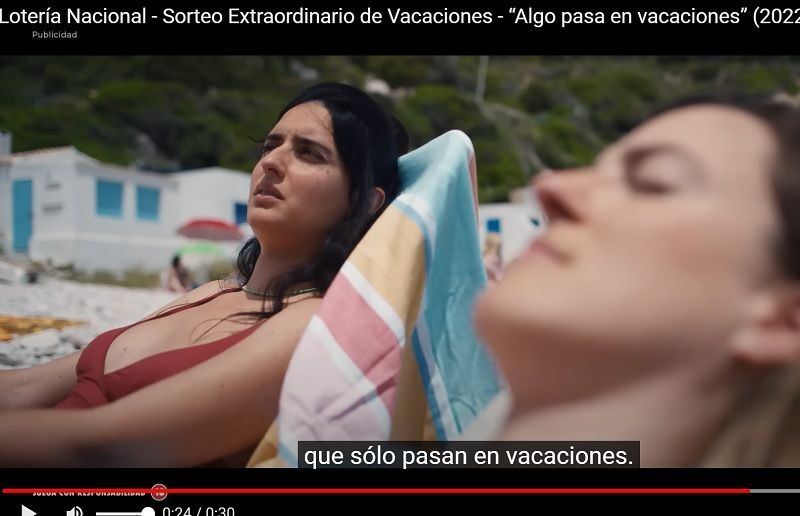 Loterías del Estado anuncia su sorteo extra del verano con una campaña grabada en el Portitxol de Xàbia