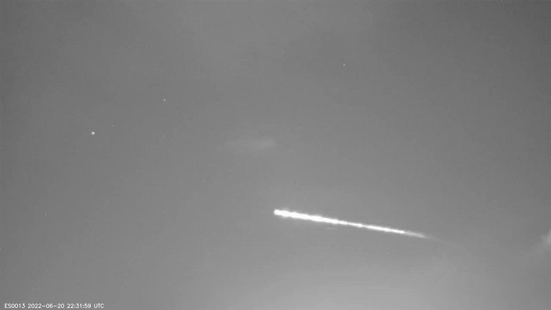 La entrada de los restos de un cohete chino fue detectada por la cámara de la asociación astronómica de la Marina Alta