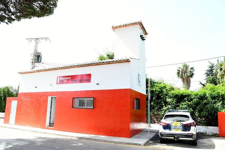 El retén auxiliar de Bomberos en Xàbia está listo para prestar servicio