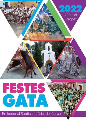 Programa completo de las fiestas en honor al Santísimo Cristo del Calvari de Gata de Gorgos 2022