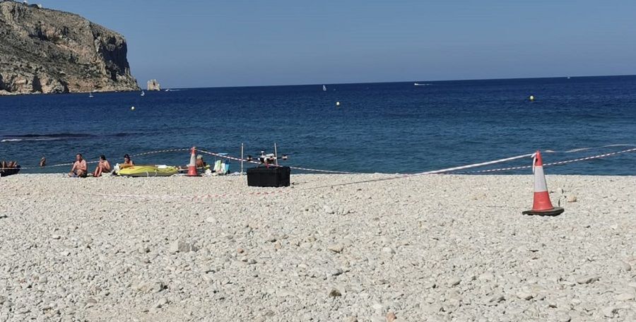 La Generalitat cede a Xàbia y Dénia dos drones de vigilancia en las playas