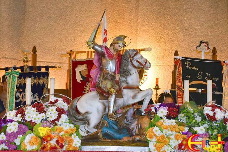 Programa de Moros y Cristianos de Xàbia: Lunes 25 de julio. Día de Sant Jaume