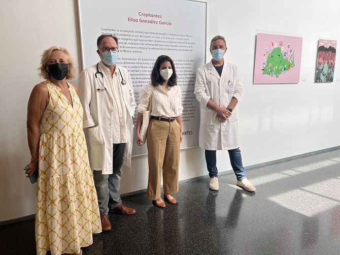 El Hospital de Dénia presenta la exposición Crepitantes, una obra sobre la Fibrosis quística