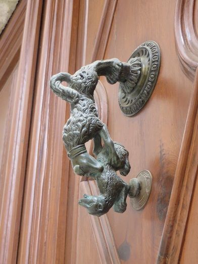 La aldaba o llamador de la Casa Primicias de Xàbia