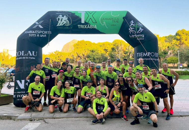 María Isabel Ferrer, la xabiera mejor clasificada en el Cross Baix Montgó