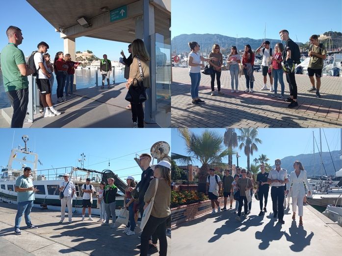 Los futuros guías turísticos de La Marina profundizan en el ámbito pesquero gracias al proyecto Punt Nàutic
