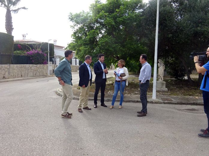 La Diputación invierte 60.000 euros en mejorar el alumbrado de las urbanizaciones de Xàbia