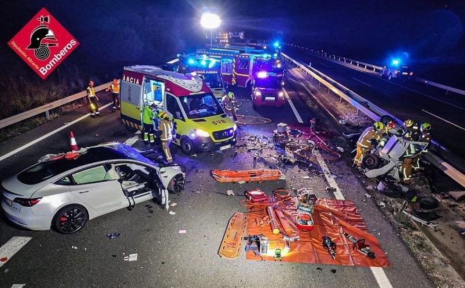 El fallecido en el accidente de la AP-7 del pasado sábado en Benissa circuló 20 kilómetros en sentido contrario