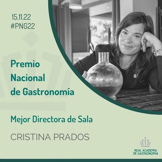 Cristina Prados del restaurante Bon Amb, elegida premio Nacional de Gastronomía al Mejor Director de Sala