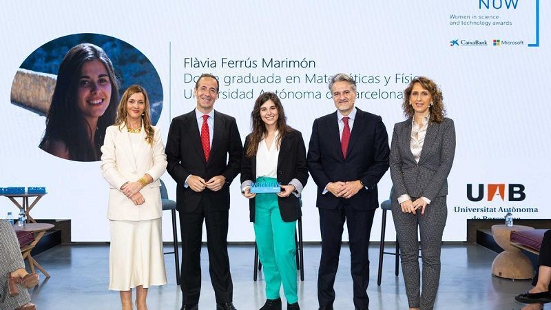 La pedreguera Flàvia Ferrús gana un premio de Caixabank y Microsoft a las mejores estudiantes de grados científicos y técnicos