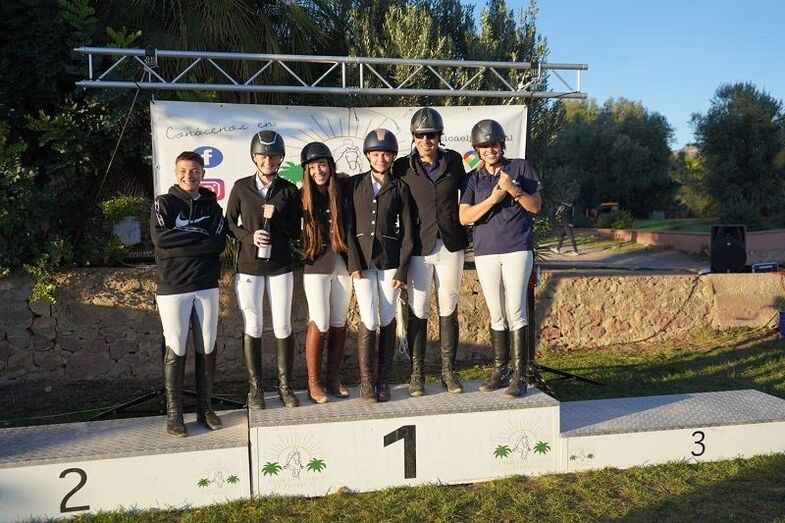 Lauren Marchal,  Diana Vassallo y Robert Zedlitz ganadores en la final regional de salto de obstáculos