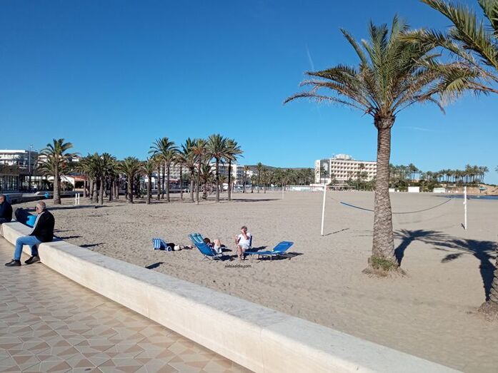 Navidad en la playa del Arenal de Xàbia